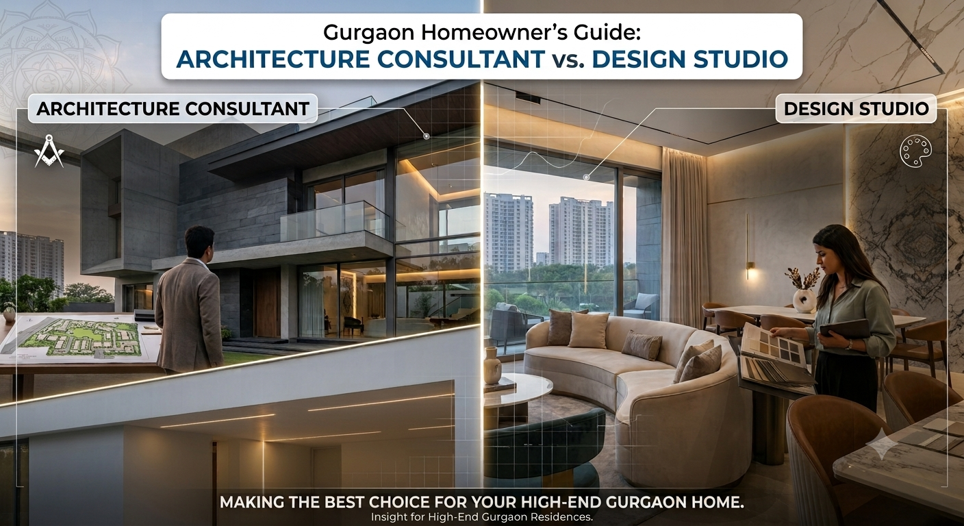 Architecture Consultant vs. Design Studio What Gurgaon Homeowners Should Know Before Hiring